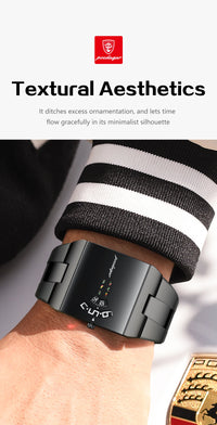 POEDAGAR Fashion Luxury Man Watch Waterproof Watch For Men Casual Stainless Steel Sports Military Men's Quartz Watches Reloj+Box