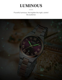 CURREN Women Watch Top Brand Luxury Lady Girl Wristwatch Elegant Stainless Steel Bracelet Waterproof Casual Female Clock 9095