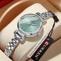 CURREN Ladies Light Luxury Watch Brand Jewelry Bracelet Watch Fashionable Girls Elegant Waterproof Quartz Watch