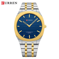 CURREN Top Luxury Brand Quartz Watch Men Stainless Steel Strap Military Watches 30ATM Waterproof Wristwatch Relogio Masculino