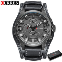 CURREN Top Brand Luxury Mens Watches Male Clocks Date Sport Military Clock Leather Strap Quartz Business Men Watch Gift 8225