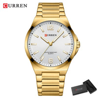 CURREN Men Quartz Movement Watch Waterproof Luminous Men's Watch, Stainless Steel Strap Business Watches
