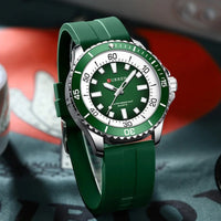 Curren 8448 Original Silicone Clock Hands Quartz Watches for Men Army Waterproof Sports Male Wristwatch reloj hombre