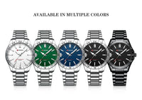 CURREN 8452 Men Quartz Watch Simple Fashion Leisure Business Clock Black Silvery Stainless Steel Strap Wristwatch for Male