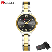 CURREN Luxury Top Brand Women's Watches Elegant Fashion Gold Watch for Women Original Simple Quartz Waterproof Wristwatch Ladies