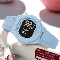 CURREN Woman Fashion Watches Fashion Sports Watch Silicone Strap 3ATM Waterproof Time Display Women's LED Digital Watch Gift