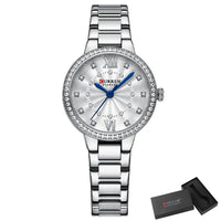 CURREN Brand 2022 New Ladies Original Luxury Watch Waterproof Stainless Steel Casual Sports Quartz Ladies Watch relogio feminino