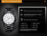 CURREN 8110 Men's Quartz Watch Calendar Luminous Sports Strap Waterproof Casual Cool Wristwatch Male Clock reloj hombre
