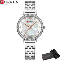 Women Watches New Curren Rose gold Silver Ladies Bracelet Watch womens quartz dress wristwatch feminino reloj mujer kol saati