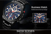 CURREN Men Watches Top Brand Luxury Men Military Wristwatches Full Steel Men Sports Watch Waterproof Relogio Masculino Montre