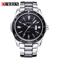 CURREN 8110 Men's Quartz Watch Calendar Luminous Sports Strap Waterproof Casual Cool Wristwatch Male Clock reloj hombre