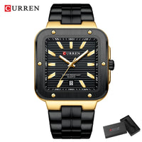 CURREN Luxury Original Man Watch Waterproof Stainless Steel Luminous Men's Wristwatch Date Week Quartz Fashion Watches For Men