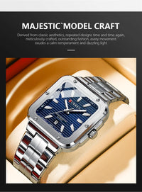 CURREN Luxury Original Man Watch Waterproof Stainless Steel Luminous Men's Wristwatch Date Week Quartz Fashion Watches For Men