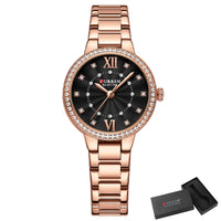CURREN Brand 2022 New Ladies Original Luxury Watch Waterproof Stainless Steel Casual Sports Quartz Ladies Watch relogio feminino