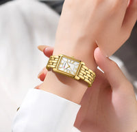 CURREN Women Watch Top Brand Luxury Lady Girl Wristwatch Stainless Steel Bracelet Waterproof Female Original Clock Gift 9115