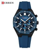 CURREN Sport Mens Watches Top Brand Luxury Auto Date Watch Men Waterproof Luminous AQUANAUT Quartz Watches for Men Reloj Hombre