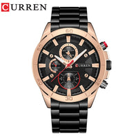 CURREN Men Watches Top Brand Luxury Men Military Wristwatches Full Steel Men Sports Watch Waterproof Relogio Masculino Montre