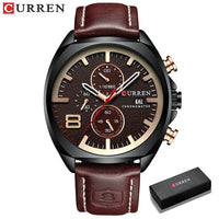 CURREN Men Watch Luxury Wristwatch Quartz Wristwatches Fashion Leather Punk Style Mens Watches Relogio Masculino