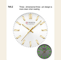 CURREN New Watch Women Fashion Casual Stainless Steel Watches Simple Ladies Round Dial Quartz Wristwatches Clock Reloj Mujer