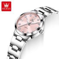 OLEVS 3735 Women's Quartz Wristwatch Delicate Fashion Small Dial Elegant Ladies Dress Watches Waterproof Watches for Woman New
