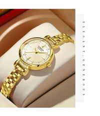 CURREN Ladies Light Luxury Watch Brand Jewelry Bracelet Watch Fashionable Girls Elegant Waterproof Quartz Watch