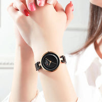 CURREN 9052 Women Watch Brand Fashion Casual Ladies Quartz Wristwatch Rose Gold Stainless Steel Mesh Dress Clock For Girl