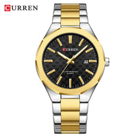 CURREN Men Watch Fashion Classial Luminous with Date Stainless Steel Band Relogio Masculino