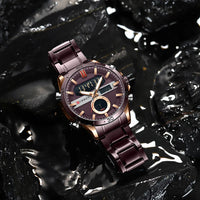 CURREN Sport Men Watch Top Brand Luxury Military Business Male Clock Gold Stainless Steel Quartz Digital Man Wristwatch 8384