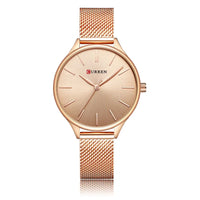 CURREN Fashion Women Watch Top Brand Luxury Ladies Girl Wristwatch Silver Stainless Steel Bracelet Classic Female Clock 9024