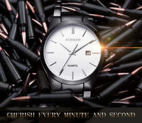 CURREN 8106 Men's Watch Waterproof Top Brand Luxury Calendar Fashion Male Clock Stainless Steel Sport Men Wristwatch