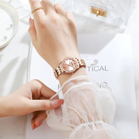 New stock! ! Women Bracelet Watches Steel belt Love Steel belt Rhinestone Quartz Wrist Watch Luxury Fashion Watch for women