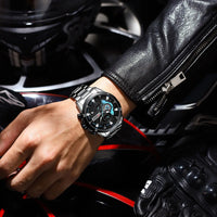 CURREN 8402 Men's Stainless Steel Watch Creative Fashion Luminous Dial with Chronograph Leisure Luxury Men's Watch Reloj Hombre