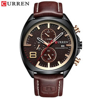 CURREN Men Watch Luxury Wristwatch Quartz Wristwatches Fashion Leather Punk Style Mens Watches Relogio Masculino