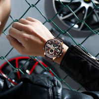 CURREN Sport Men Watch Top Brand Luxury Military Business Male Clock Gold Stainless Steel Quartz Digital Man Wristwatch 8384