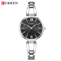 CURREN High Quality Ladies Casual Bracelet Watches Women's Simple Vintage Watches for Women Dial Stainless steel Wristwatch