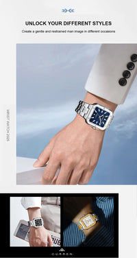 CURREN Luxury Original Man Watch Waterproof Stainless Steel Luminous Men's Wristwatch Date Week Quartz Fashion Watches For Men