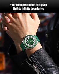 Curren 8448 Original Silicone Clock Hands Quartz Watches for Men Army Waterproof Sports Male Wristwatch reloj hombre