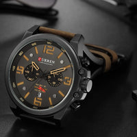 CURREN 8314 Watch For Men Top Brand Luxury Leather Quartz Men Watches Date Business Sport Male Wristwatch Clock Montre Homme