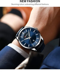 CURREN New Fashion Men Watches with Silicone Strap Top Brand Luxury Sport Auto Date Male Quartz Watch Men Relogio Masculino