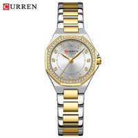 Curren Women's Sparkling Rhinestone Blanche Watch (Dial 2.1 cm) - CUR229