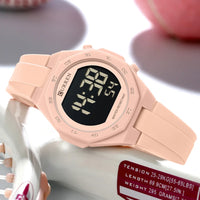 CURREN Woman Fashion Watches Fashion Sports Watch Silicone Strap 3ATM Waterproof Time Display Women's LED Digital Watch Gift