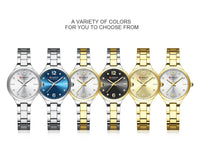 CURREN Luxury Top Brand Women's Watches Elegant Fashion Gold Watch for Women Original Simple Quartz Waterproof Wristwatch Ladies