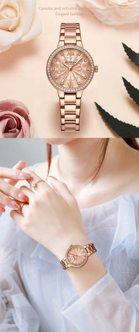 CURREN Brand 2022 New Ladies Original Luxury Watch Waterproof Stainless Steel Casual Sports Quartz Ladies Watch relogio feminino