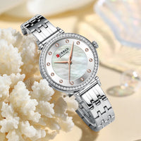 Women Watches New Curren Rose gold Silver Ladies Bracelet Watch womens quartz dress wristwatch feminino reloj mujer kol saati