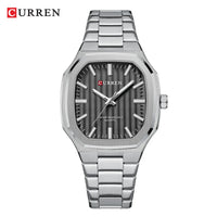 CURREN Brand Fashion Business Multi-functional Steel Band Quartz Men's Luxury Steel Wristwatch Retro Clock