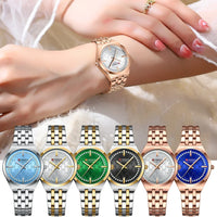 CURREN Luxury Women Watches Fashion Casual FemaleLadies Stainless Steel Quartz Wristwatches Life Waterproof Girlfriend Gift