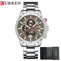 CURREN Men Watches Top Brand Luxury Men Military Wristwatches Full Steel Men Sports Watch Waterproof Relogio Masculino Montre