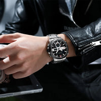 CURREN Sport Men Watch Top Brand Luxury Military Business Male Clock Gold Stainless Steel Quartz Digital Man Wristwatch 8384