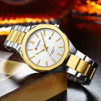CURREN Men Watch Fashion Classial Luminous with Date Stainless Steel Band Relogio Masculino