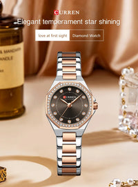 CURREN Watch for Women Fashion Quartz Women's Watches Waterproof Stainless Steel Elegant Ladies Wristwatch Original